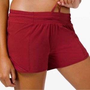 Lululemon shorts Dark Red 4”